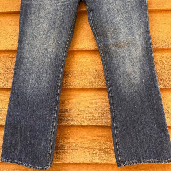 Childrens Place Bootcut Semi-Evasee Blue Jeans Size 20 Waist 34  Slim Fit Cotton - Picture 5 of 13